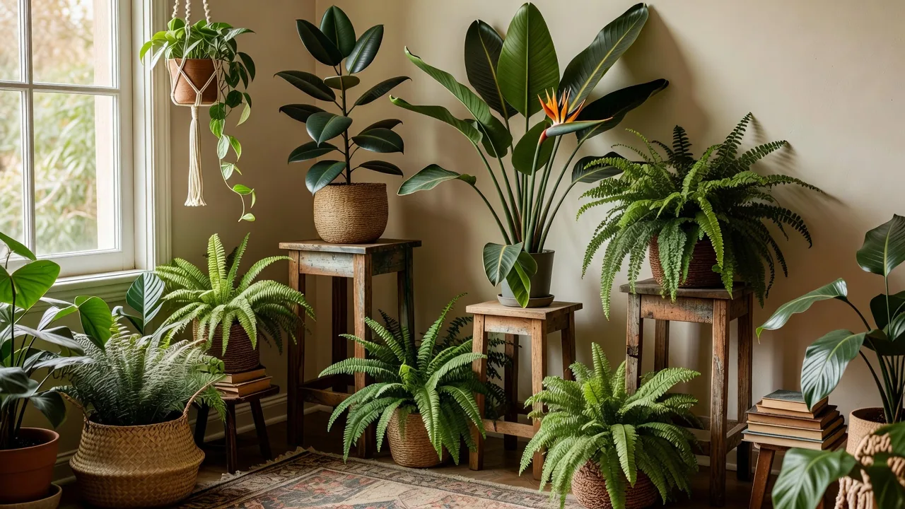室内の植栽ゾーニング